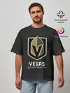 Мужская футболка оверсайз / Vegas Golden Knights