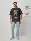 Мужская футболка оверсайз / Vegas Golden Knights
