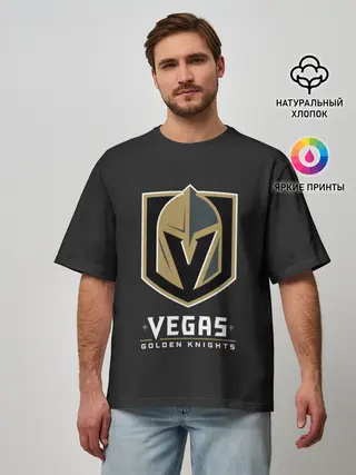 Мужская футболка оверсайз / Vegas Golden Knights