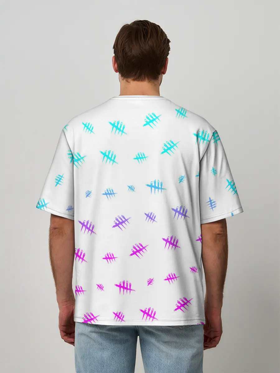 Мужская футболка оверсайз / DEAD BY DAYLIGHT