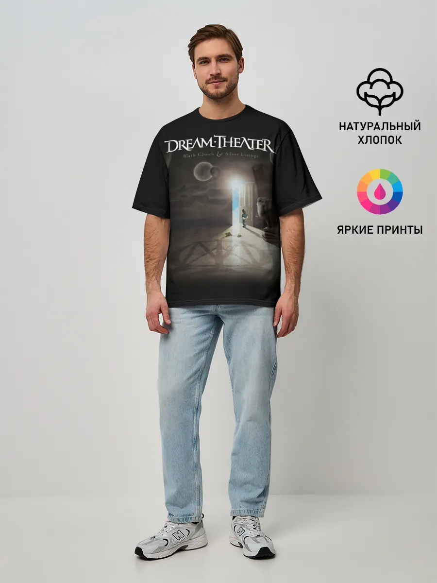 Мужская футболка оверсайз / Dream Theater