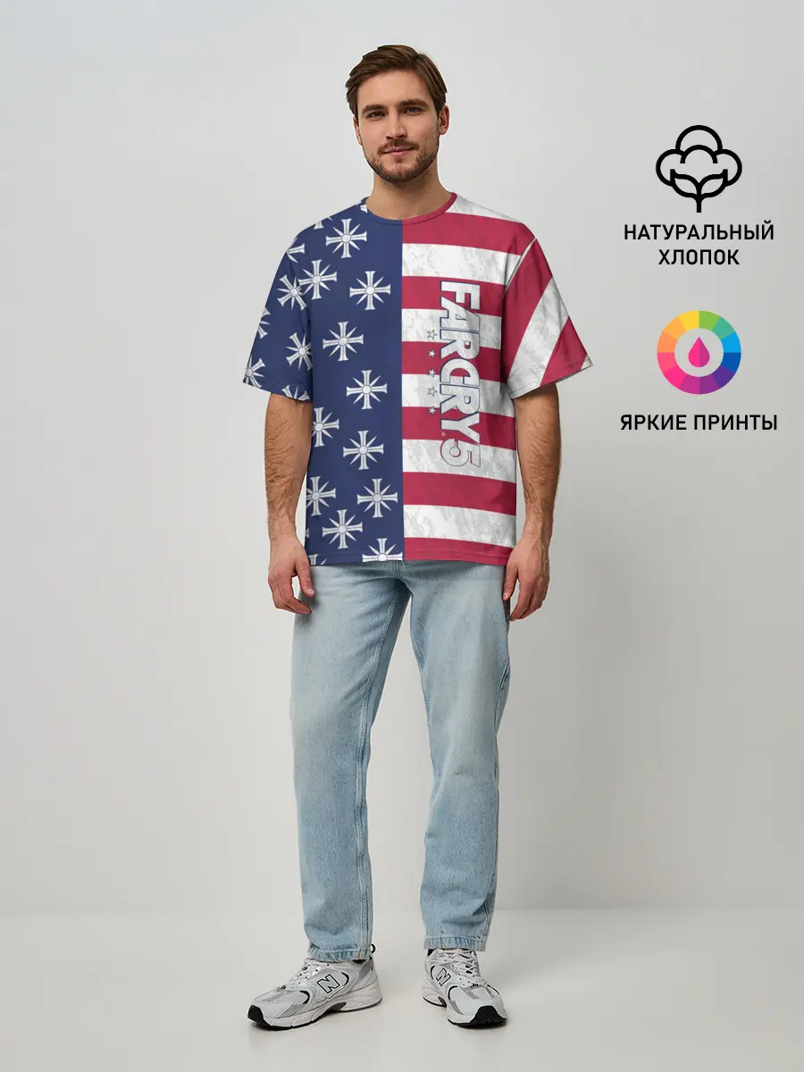 Мужская футболка оверсайз / FAR CRY 5