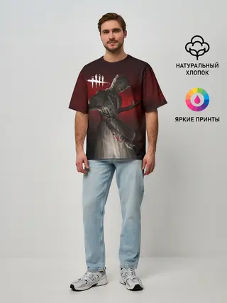 Мужская футболка оверсайз / Dead by Daylight