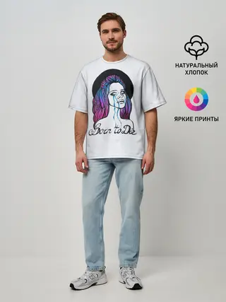Мужская футболка оверсайз / Born To Die