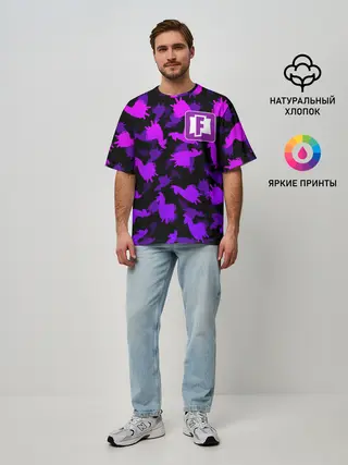 Мужская футболка оверсайз / Fortnite