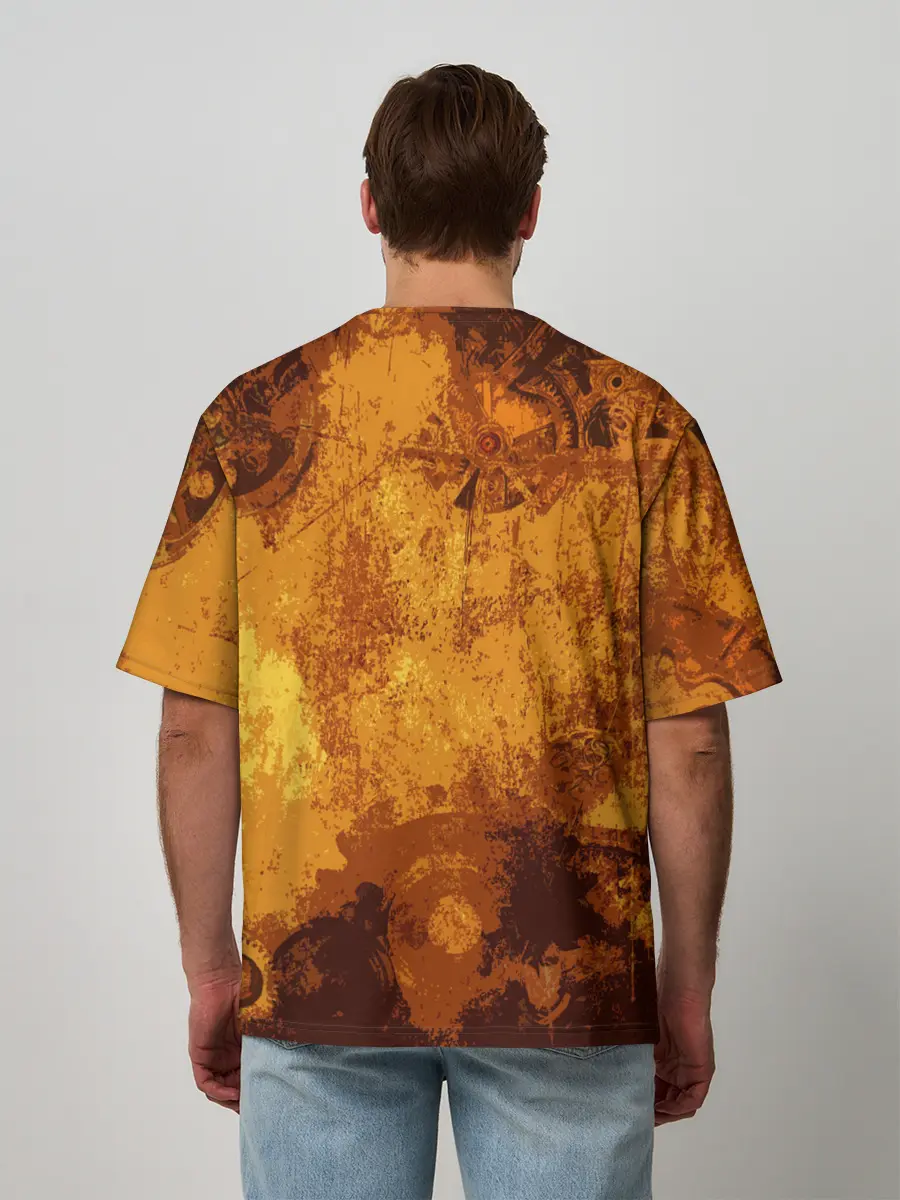 Мужская футболка оверсайз / Стимпанк