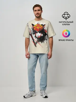 Мужская футболка оверсайз / Princess Mononoke