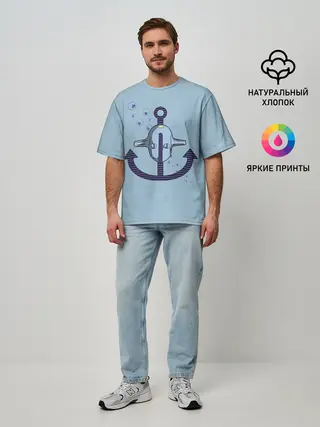 Мужская футболка оверсайз / Soft & Wet. JoJo