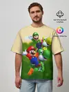 Мужская футболка оверсайз / 3DMario