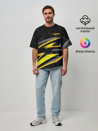 Мужская футболка оверсайз / Hot Wheels