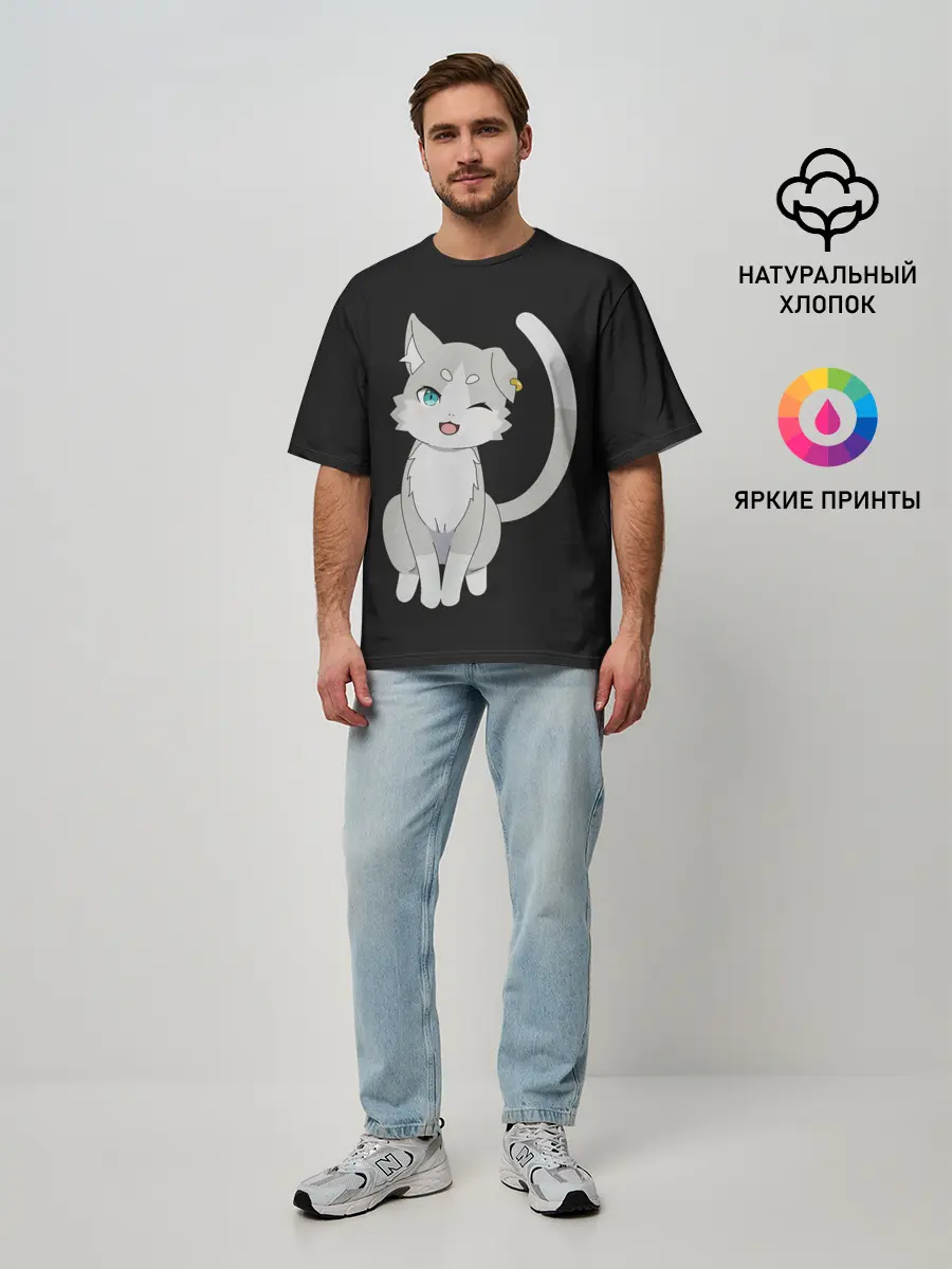 Мужская футболка оверсайз / Re:Zero