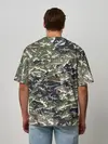 Мужская футболка оверсайз / Камуфляж для рыбака