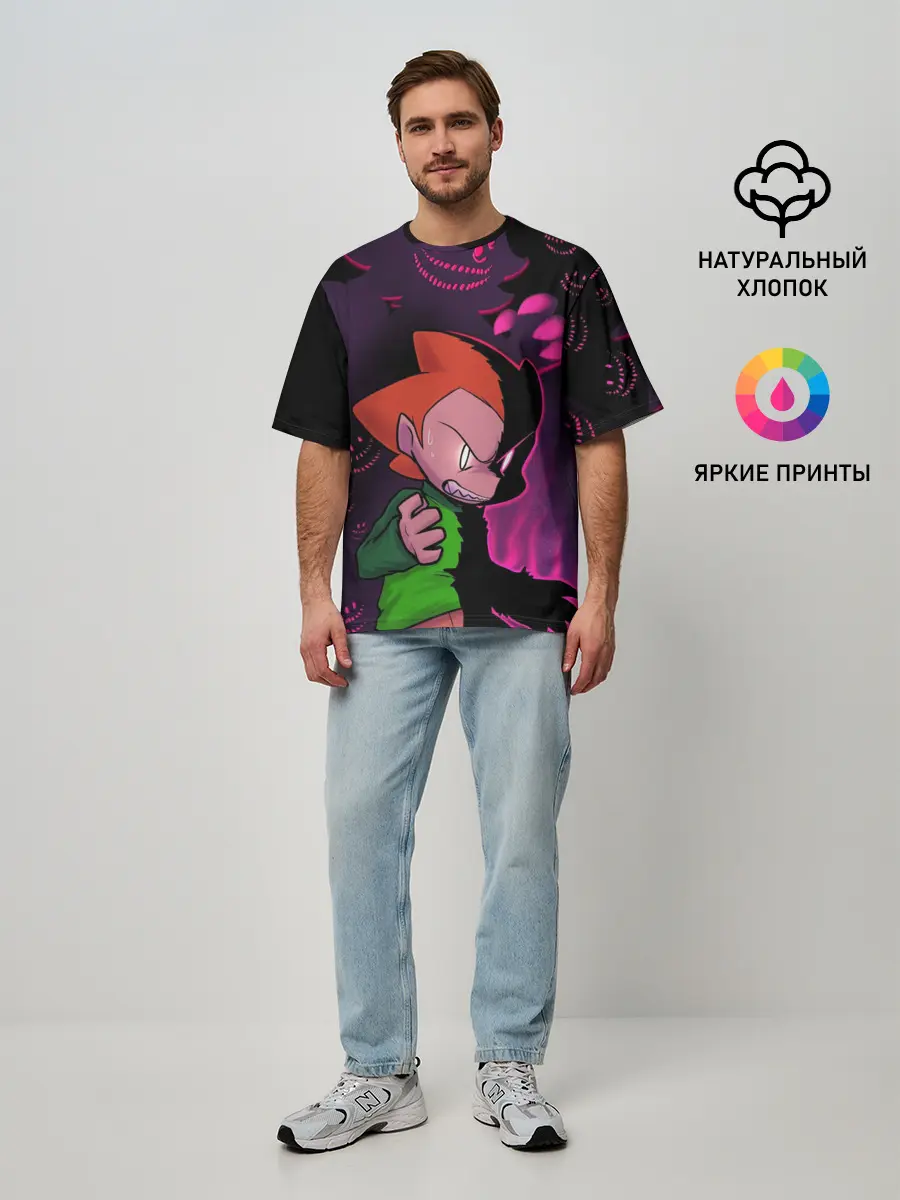 Мужская футболка оверсайз / Friday Night Funkin | FNF