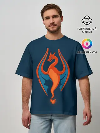 Мужская футболка оверсайз / Скайзард