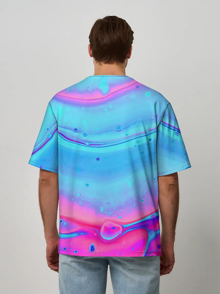 Мужская футболка оверсайз / Атмосфера