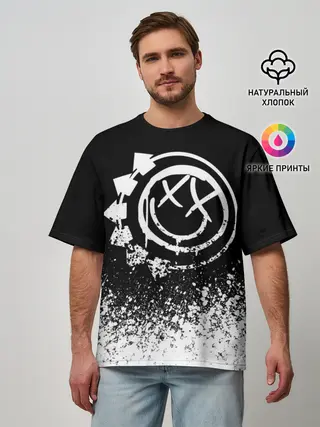 Мужская футболка оверсайз / Blink-182