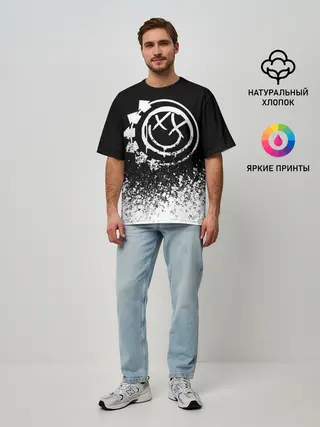 Мужская футболка оверсайз / Blink-182