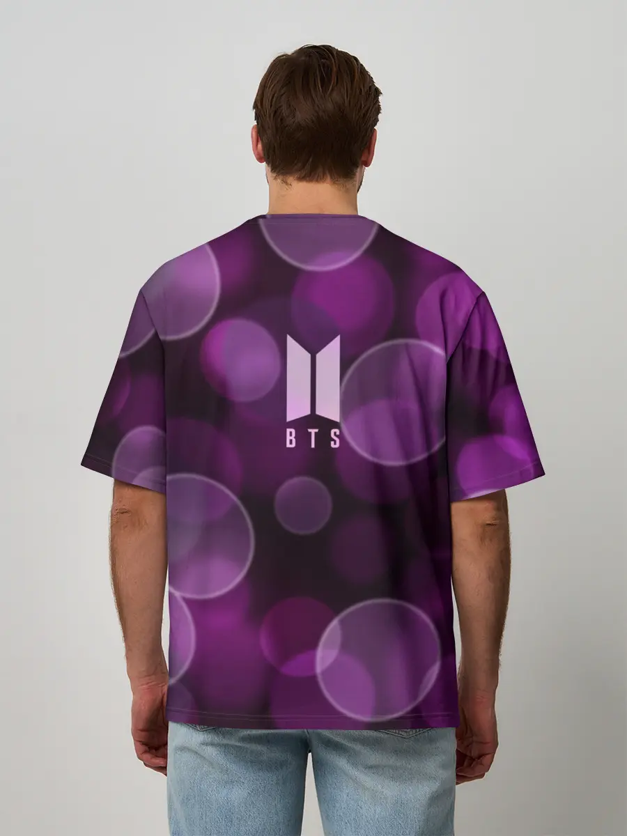 Мужская футболка оверсайз / BTS