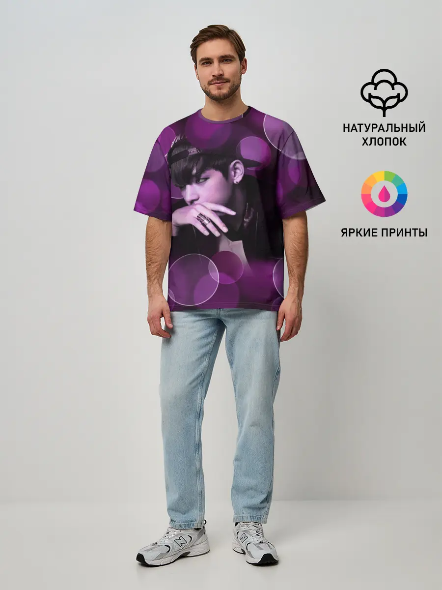 Мужская футболка оверсайз / BTS