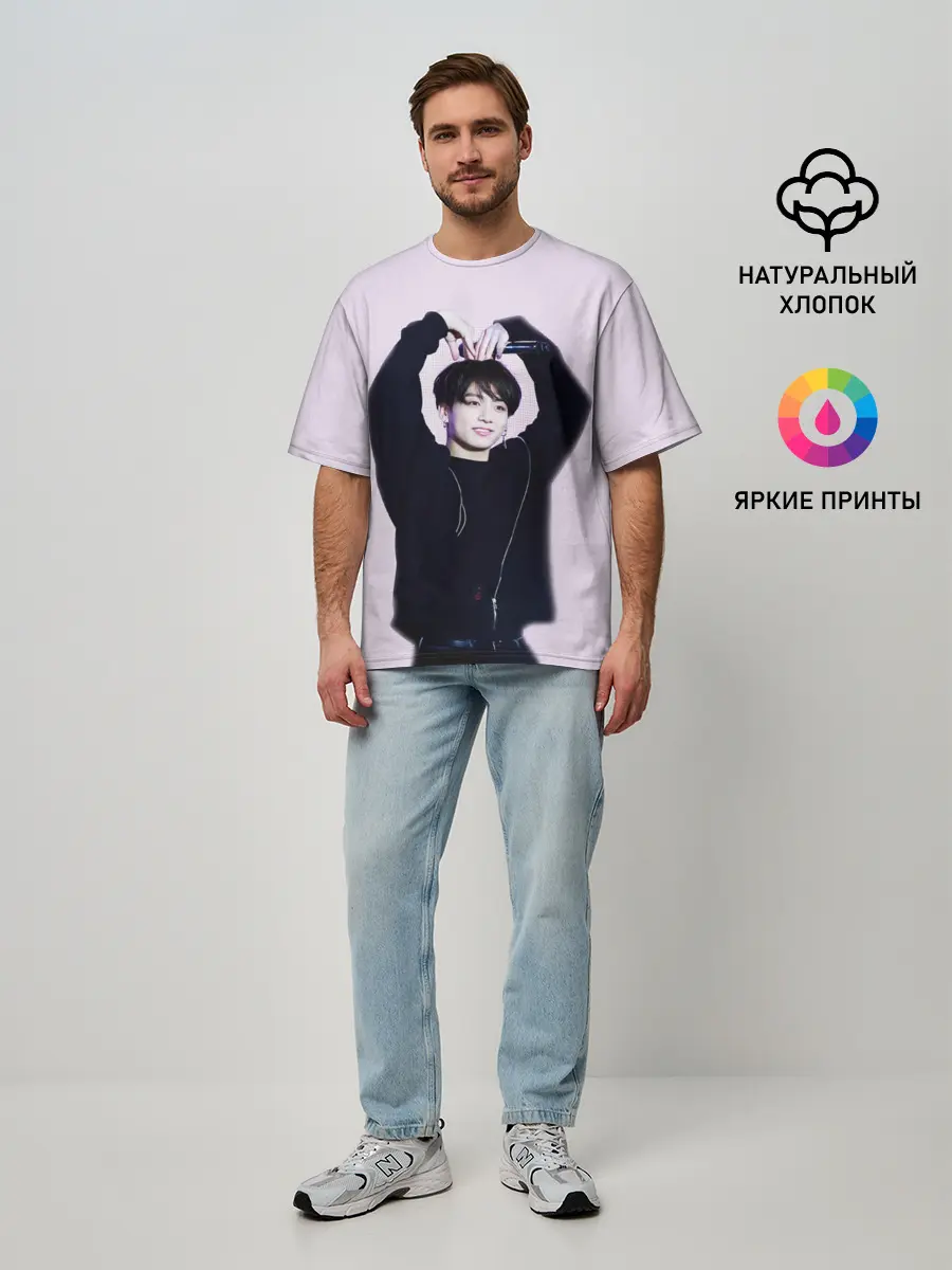 Мужская футболка оверсайз / BTS