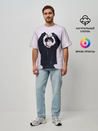 Мужская футболка оверсайз / BTS