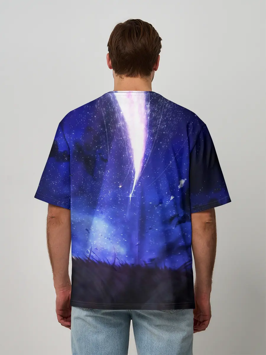 Мужская футболка оверсайз / ТВОЕ ИМЯ