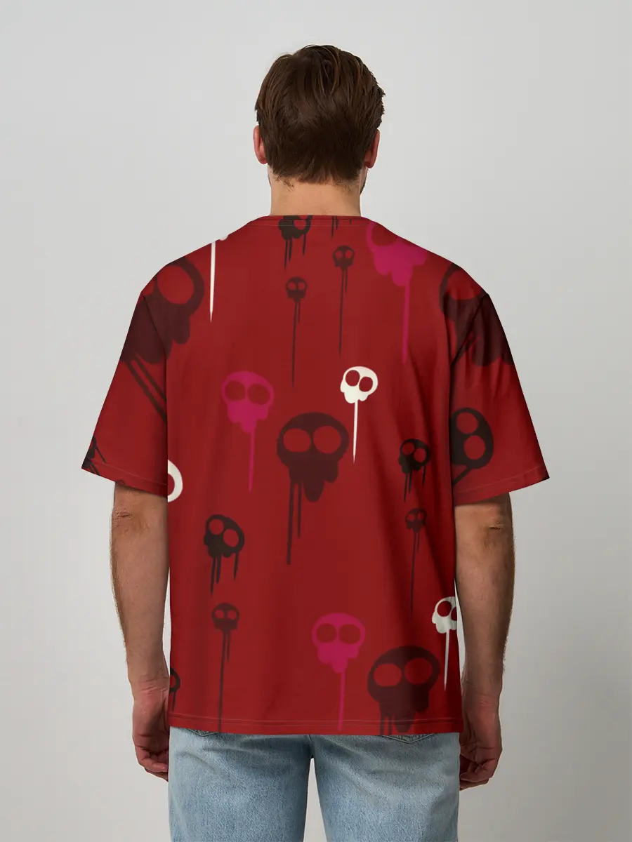 Мужская футболка оверсайз / Hazbin Hotel