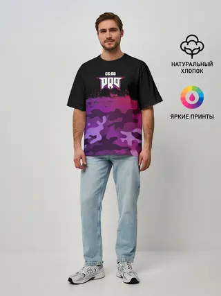 Мужская футболка оверсайз / pro100