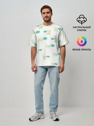 Мужская футболка оверсайз / Чык-чырык