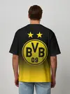 Мужская футболка оверсайз / Боруссия Дортмунд