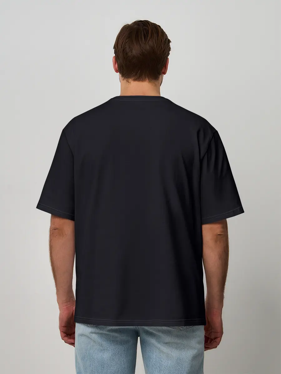 Мужская футболка оверсайз / Огонь музыка