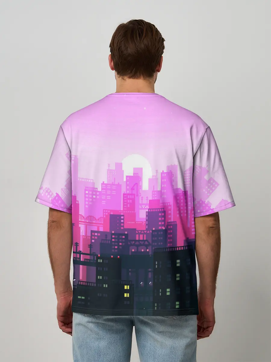 Мужская футболка оверсайз / CITY