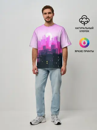 Мужская футболка оверсайз / CITY