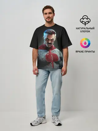 Мужская футболка оверсайз / Омнимен