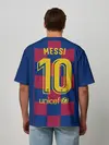Мужская футболка оверсайз / Messi home 19-20 season