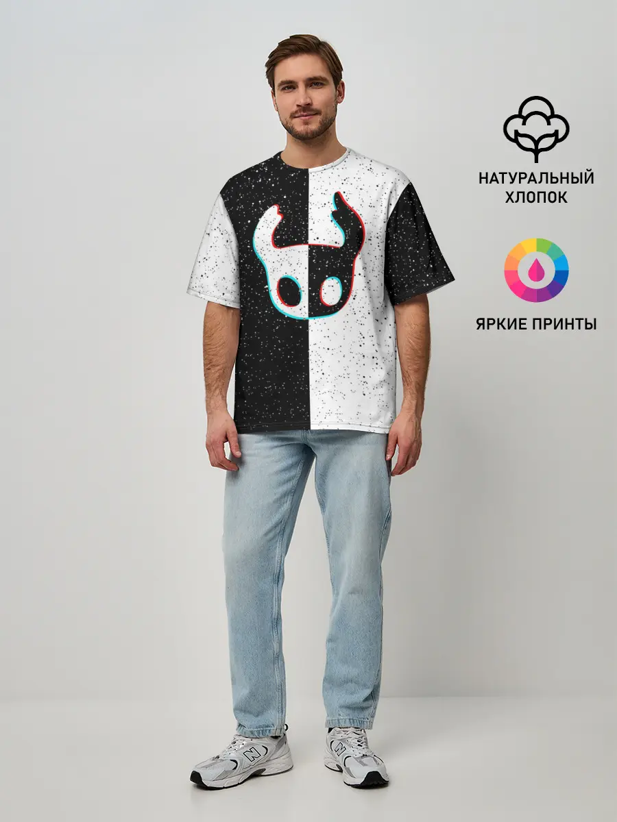 Мужская футболка оверсайз / Hollow Knight