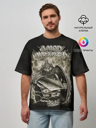 Мужская футболка оверсайз / Amon Amarth