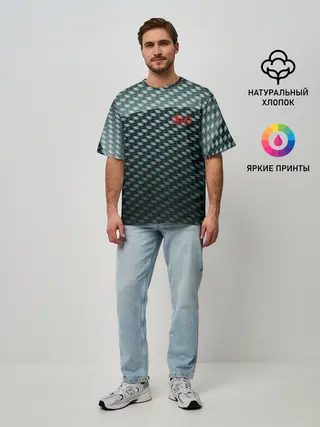 Мужская футболка оверсайз / KIA SPORT STYLE