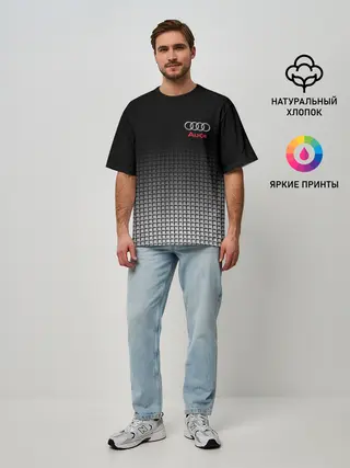 Мужская футболка оверсайз / AUDI SPORT