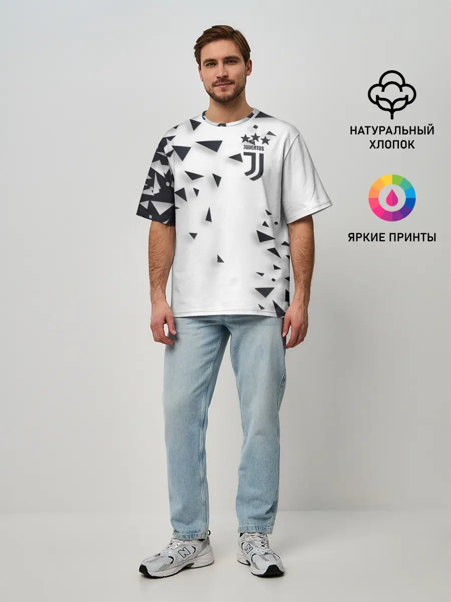 Мужская футболка оверсайз / Juventus