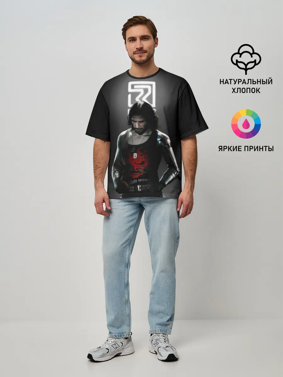 Мужская футболка оверсайз / CP77 | Relic