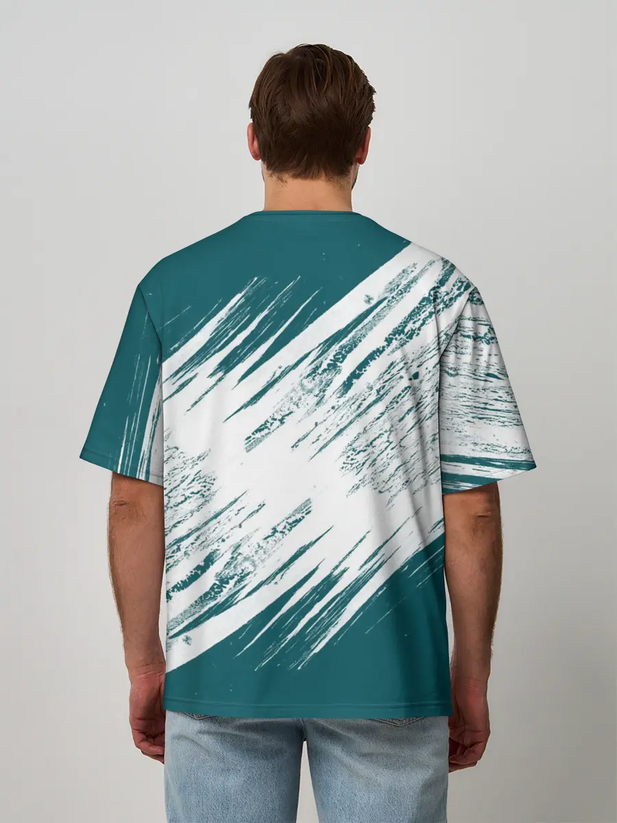 Мужская футболка оверсайз / Сан-Хосе Шаркс