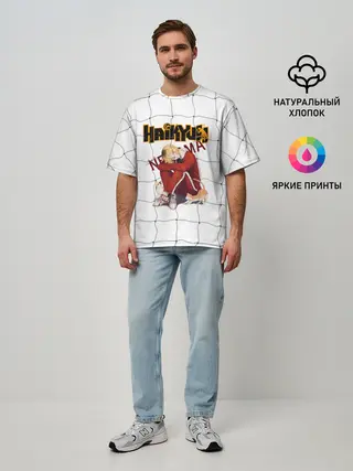 Мужская футболка оверсайз / Кенма Козуме