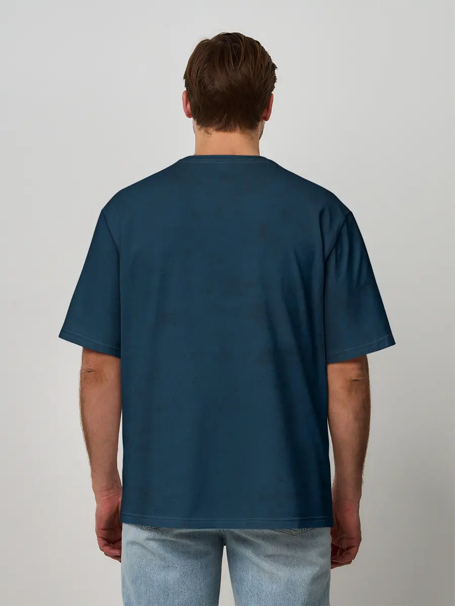 Мужская футболка оверсайз / Dipper and yellow triangle