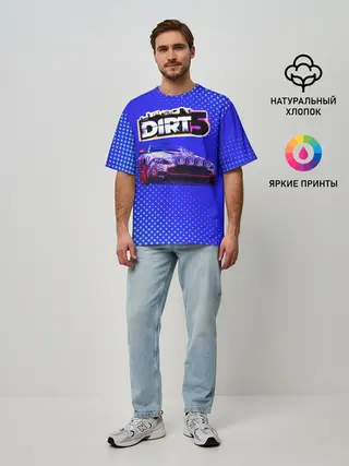 Мужская футболка оверсайз / Dirt 5
