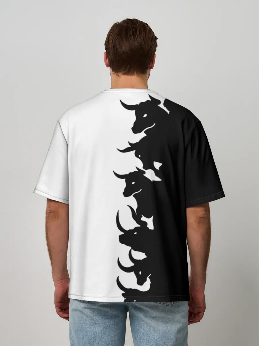 Мужская футболка оверсайз / Символ 2021 | Год Быка