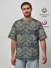 Мужская футболка оверсайз / Классические узоры
