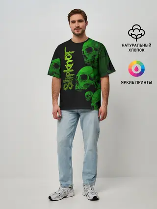 Мужская футболка оверсайз / Slipknot