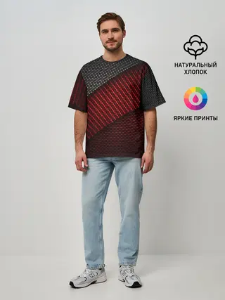 Мужская футболка оверсайз / CARBON STYLE