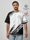 Мужская футболка оверсайз / MERCEDES BENZ SPORT